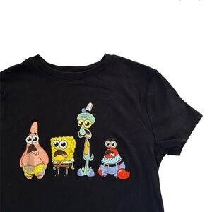SpongeBob SquarePants Tee - Size S - Color Black - Condition New